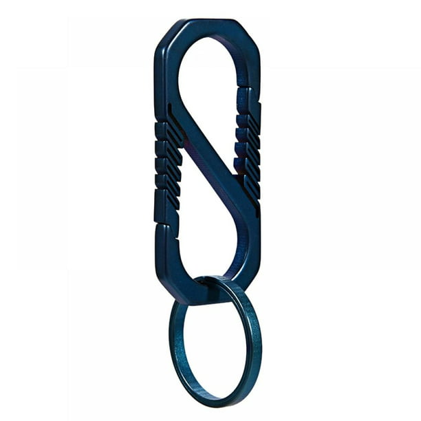 New EDC TC4 Titanium Backpack Hanging Buckle Key Chain Hook Carabiner Keychain 